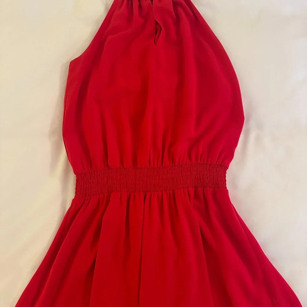 Amanda Uprichard Kimmie Dress in Red - Picture 3 of 5